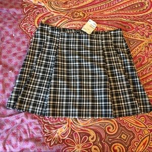 Plaid Mini Skirt